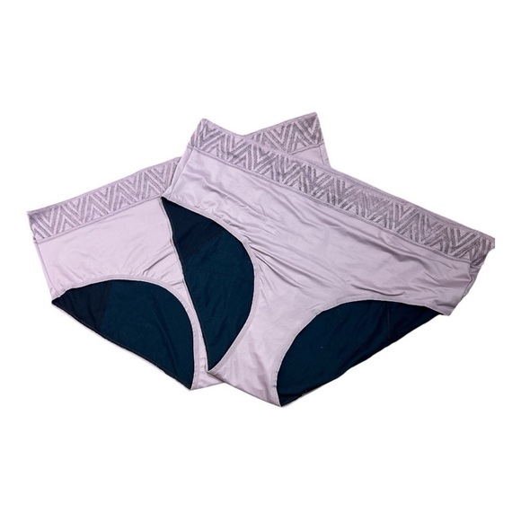 Thinx Hiphugger Sz 4X Period Underwear Bundle of 2 Dark Taupe NWT - Picture 1 of 9